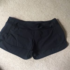 Black lululemon shorts